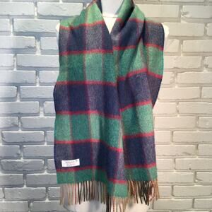 John Hanly & Co Irish Lambswool plaid scarf